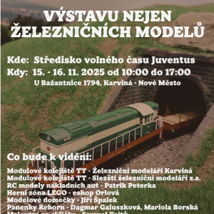 Výstava nejen železničních modelů 